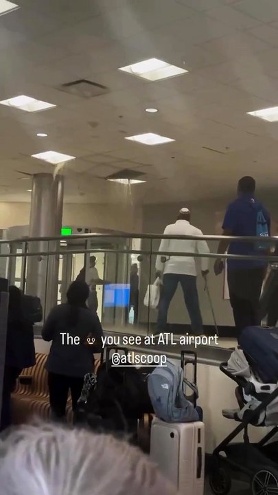 Descarga no aeroporto