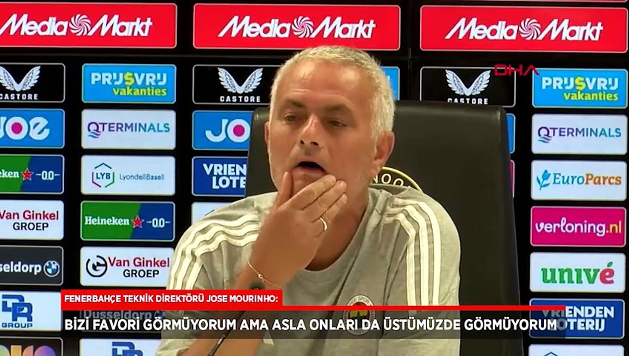 Fenerbahçe'de Jose Mourinho: Bizim için güzel bir meydan okuma olacak