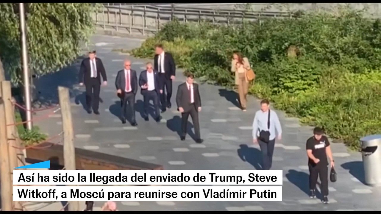 El enviado de Trump, Steve Witkoff, llega a Rusia para reunirse con Putin