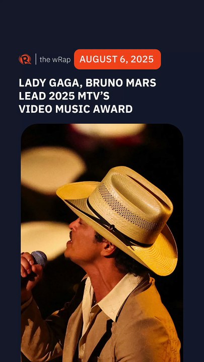 Lady Gaga, Bruno Mars lead nominees for MTV’s Video Music Awards 2025