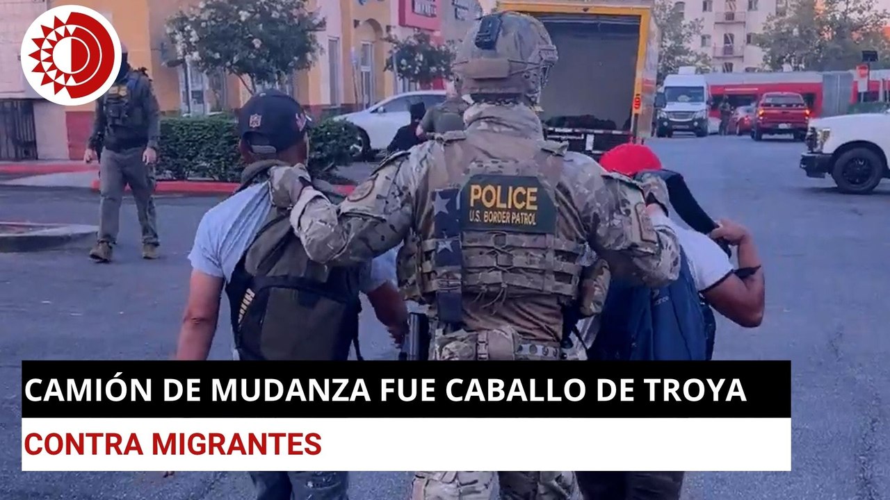 Camión de mudanza fue caballo de Troya contra migrantes