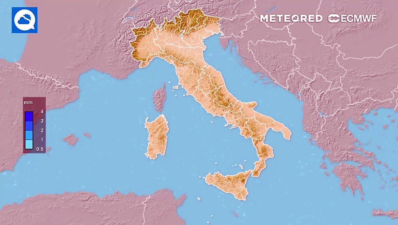 Temporali lungo l'area alpina