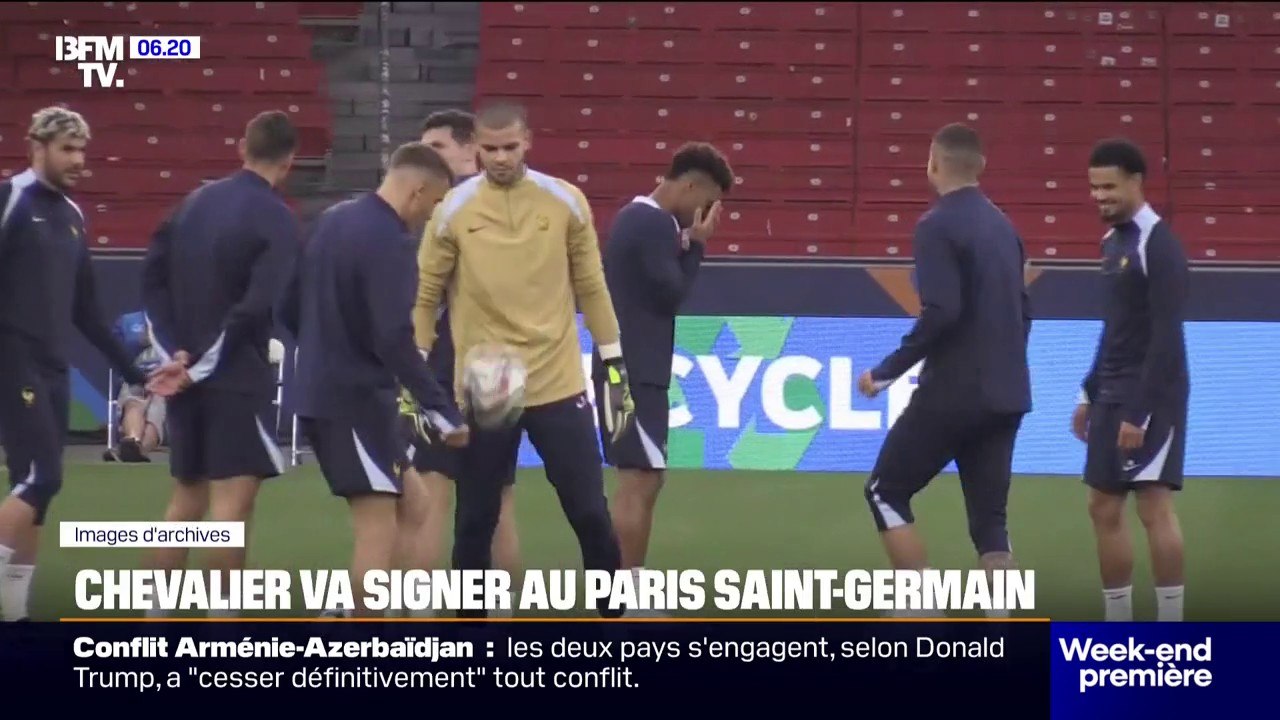Football: Lucas Chevalier a signé son contrat au Paris Saint-Germain