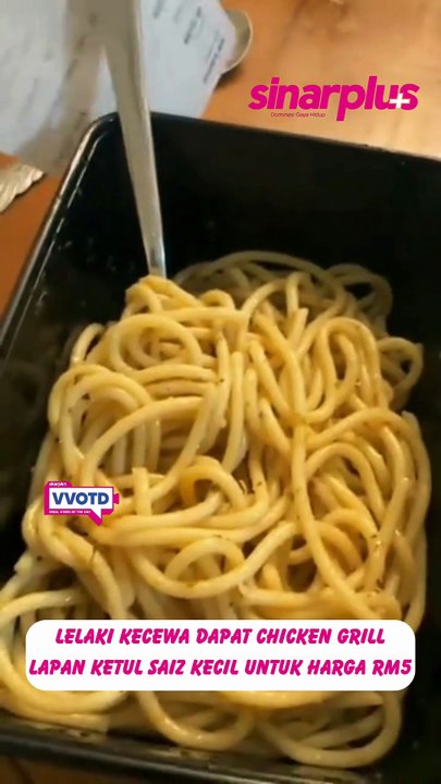 ‘Macam makanan kucing’ - Lelaki kecewa dapat chicken grill lapan ketul saiz kecil untuk harga RM5