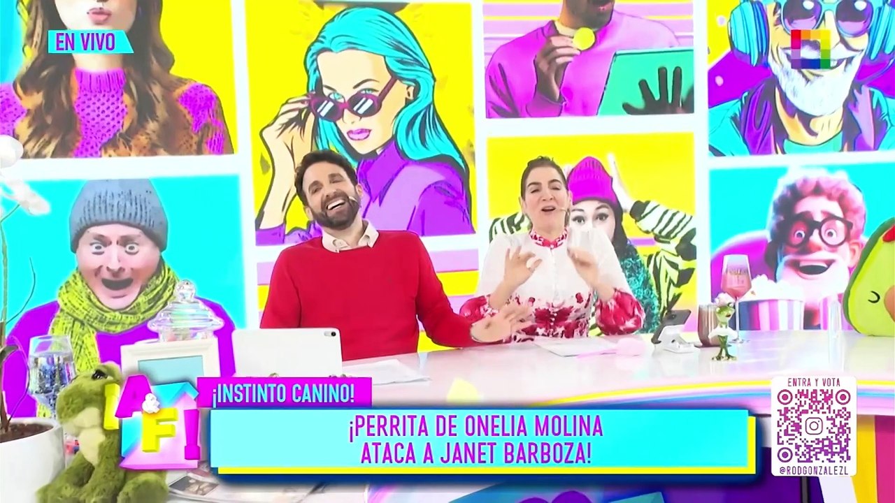 ¡PERRITA DE ONELIA MOLINA ATACA A JANET BARBOZA! | Willax