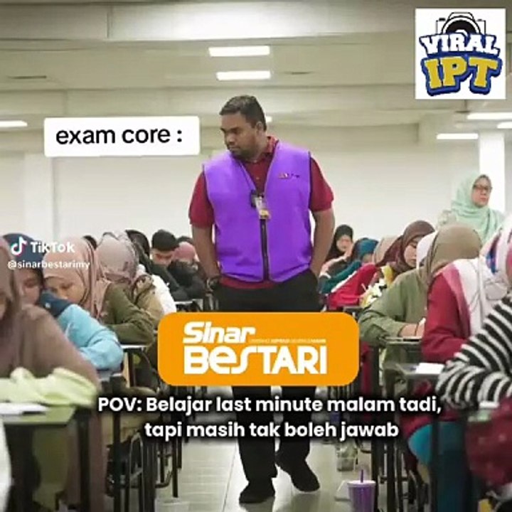 Gelagat mahasiswa semasa peperiksaan