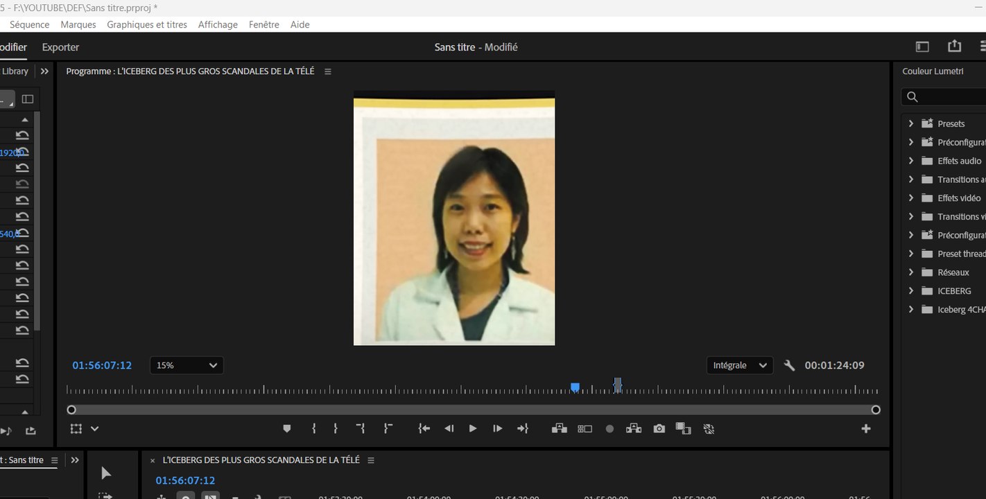Ok, elle, elle est flippante !