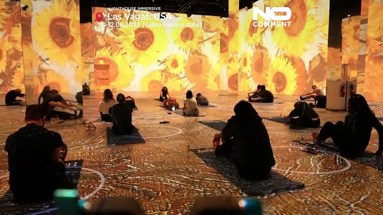Yoga incontra Van Gogh in sessioni immersive a Las Vegas
