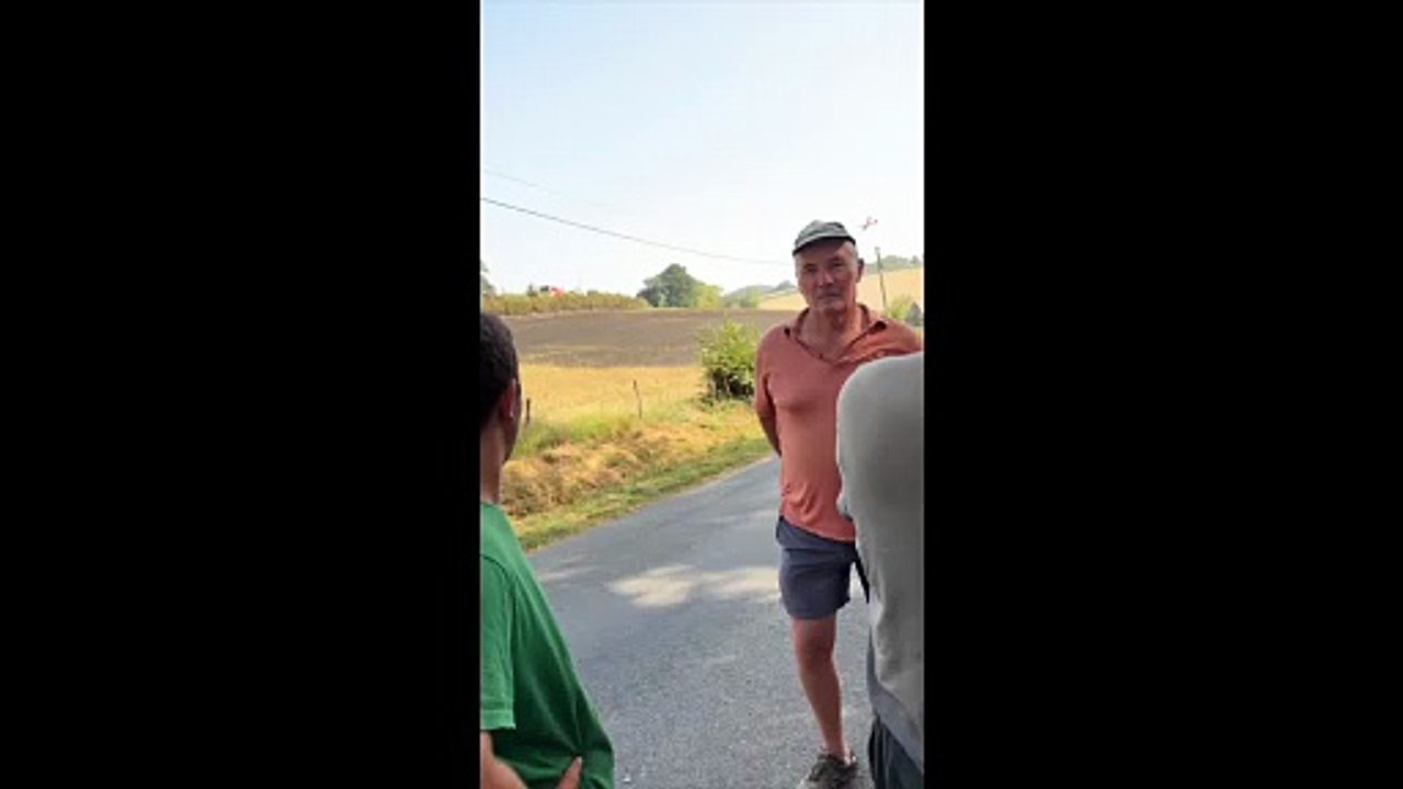 Charbonnat : Un largage d'eau sur un incendie