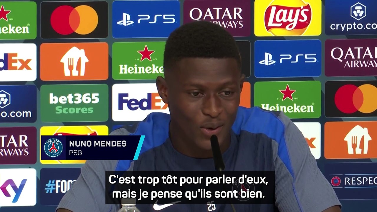 Nuno Mendes : "Chevalier et Zabarni vont beaucoup nous aider"