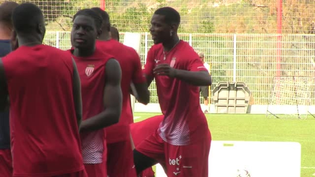 Monaco - Premier entraînement collectif pour Pogba