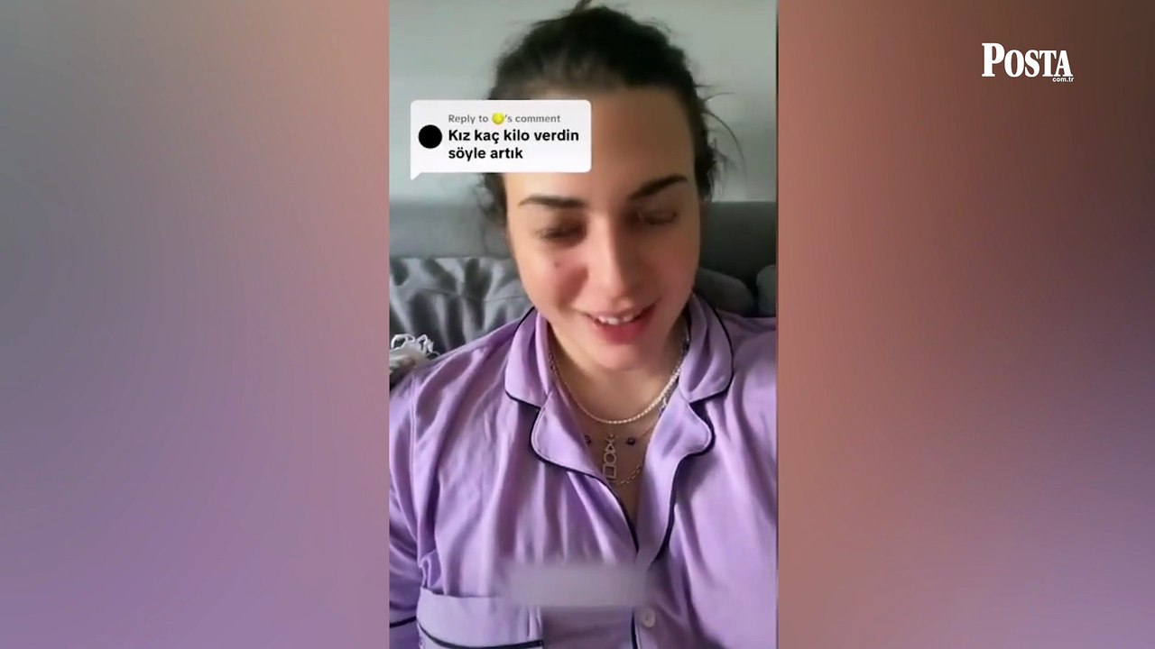 Derin Talu, kilo yorumu yapan takipçisine böyle karşılık verdi