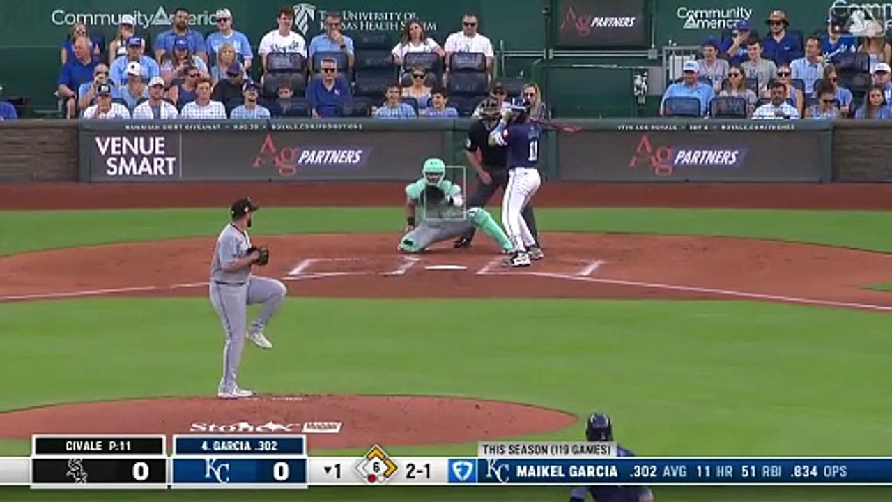 Hit 400 de Maikel García en Grandes Ligas