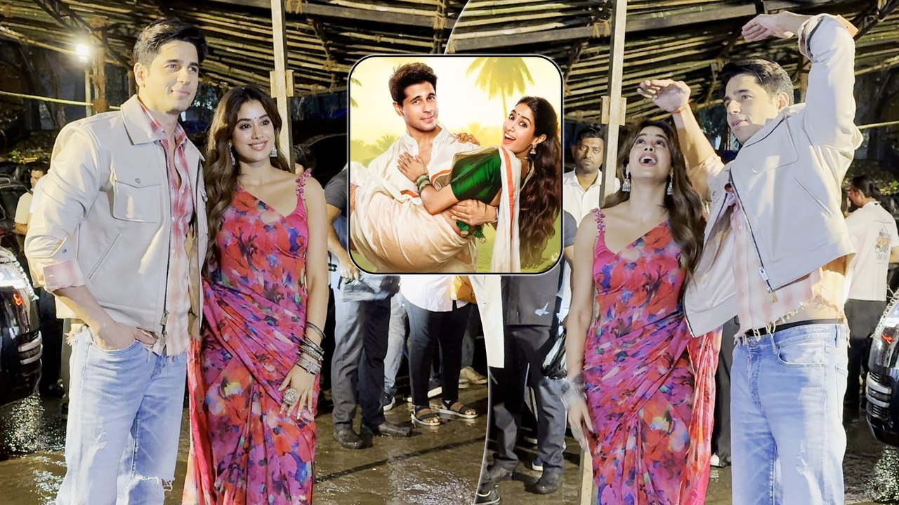 Sidharth Malhotra & Janhvi Kapoor Aka Param & Sundari Promote Their Upcoming Rom-Com | #paramsundari