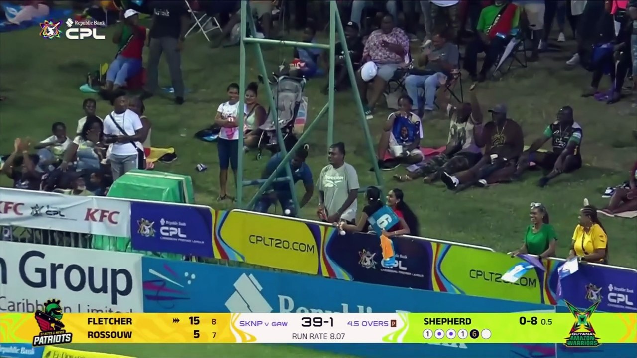 CPL 2025 Guyana Amazon Warriors Secure Exciting 5-Wicket Victory Over St. Kitts & Nevis Patriots in CPL 2025 🏏