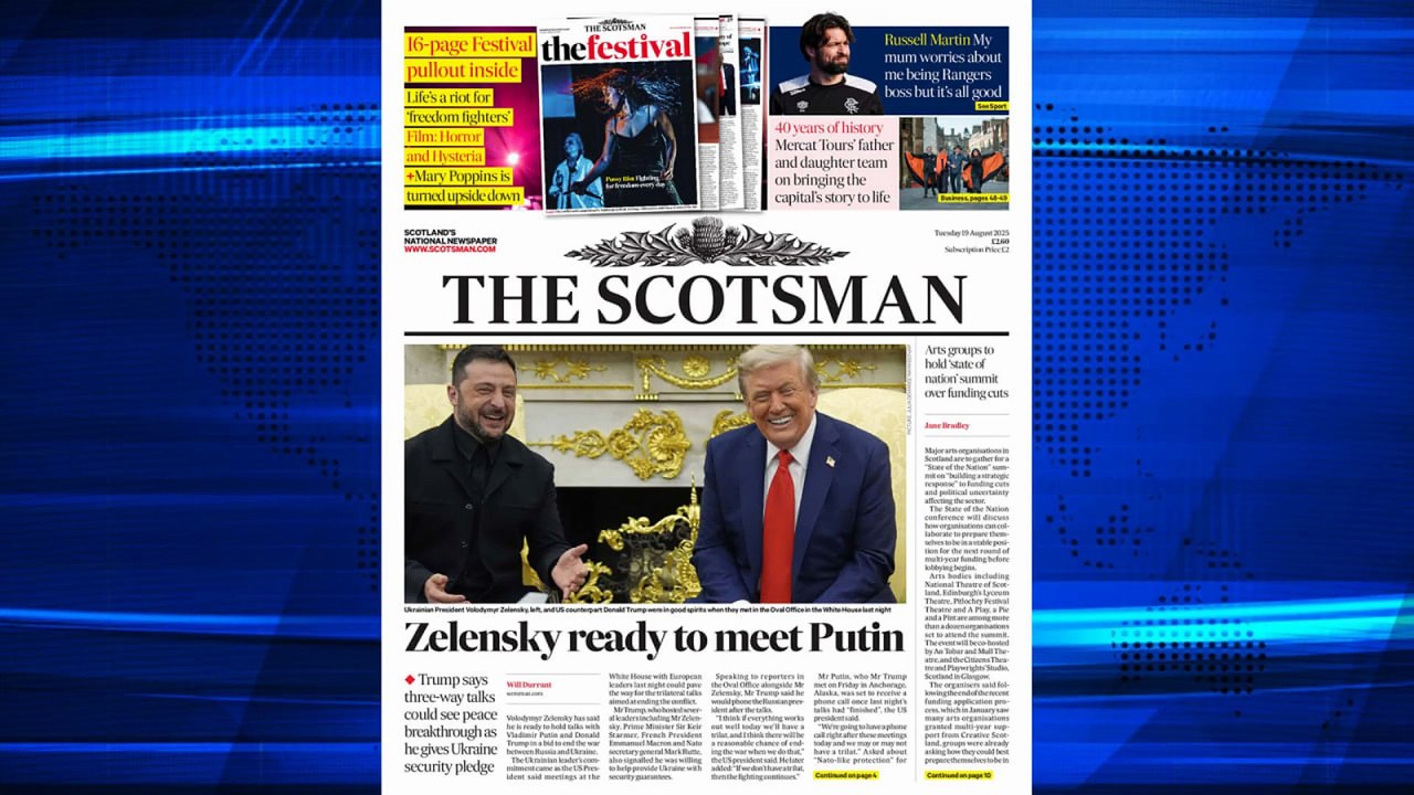 The Scotsman Bulletin Tuesday August 19 2025 #EuropeanFootball