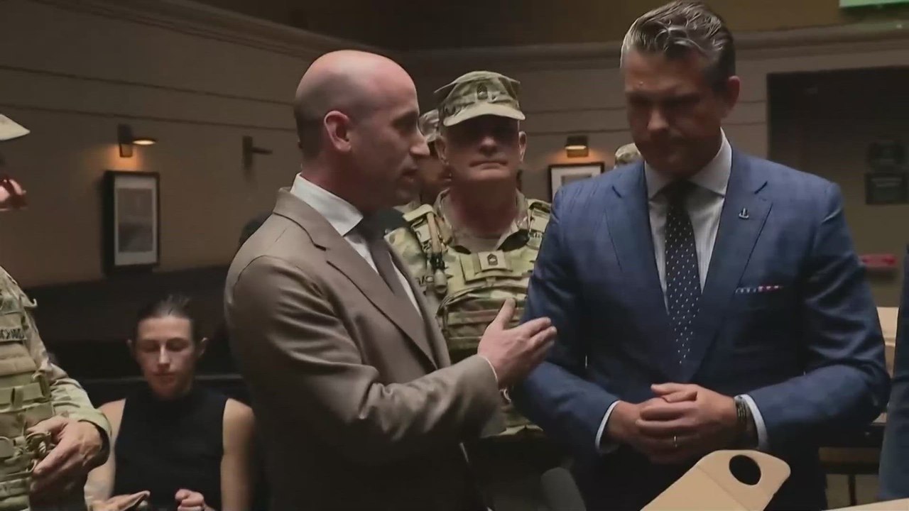 Stephen Miller Blasts Chaotic Pro-Crime Protesters at Union Station with a powerful speech