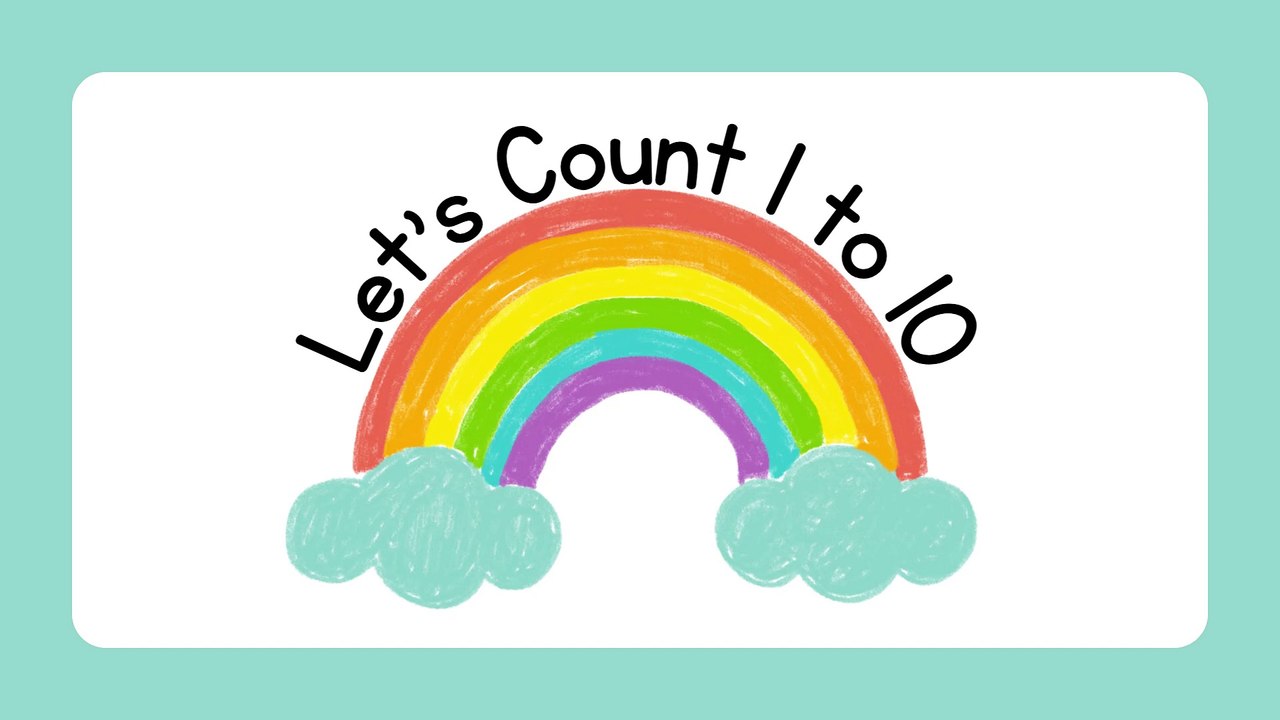 Colorful Counting 1-20 Math Game Presentation