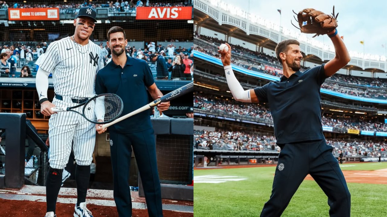US Open 2025 - Novak Djokovic a rendu visite aux New-York Yankees avant l'US Open !