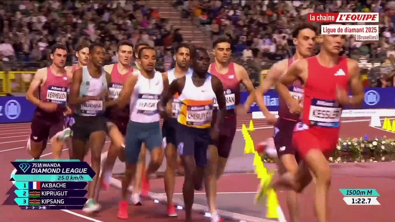 Niels Laros impressionne sur 1500 m - Athlé - Ligue de diamant - Bruxelles - Meeting de Bruxelles