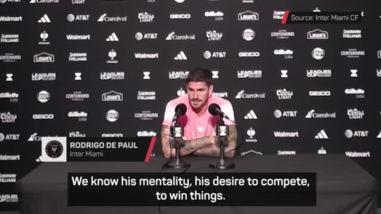 'It's a feeling I want to relive' - De Paul on Inter Miami's trophy hopes