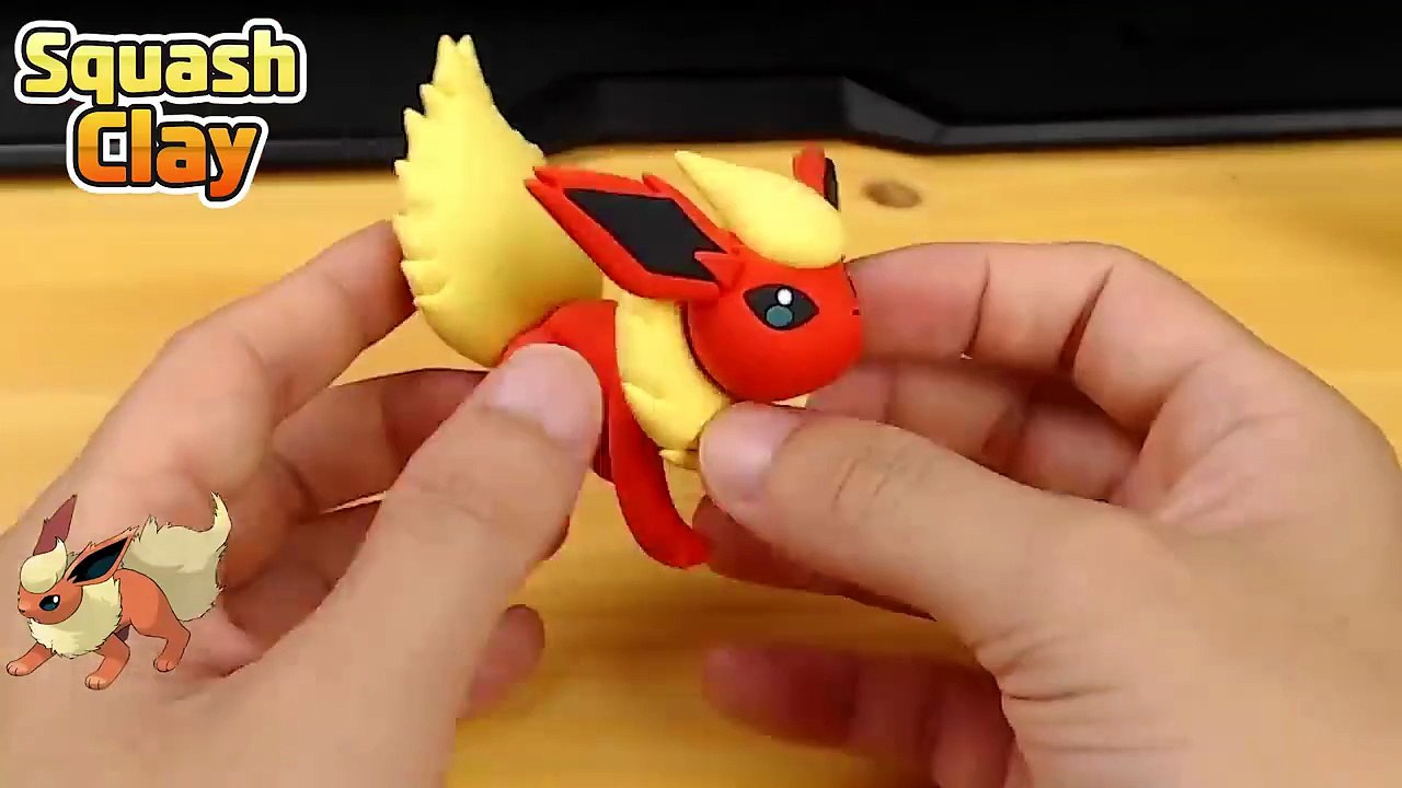 Pokémon Clay Art Eeveelution!! Satisfying video