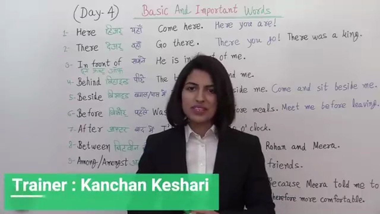 Basic English Grammar Day 4: Essential Vocabulary & Meaning Practice 📚