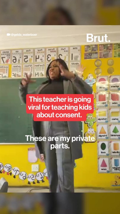 Teacher goes viral for teaching song about consent.