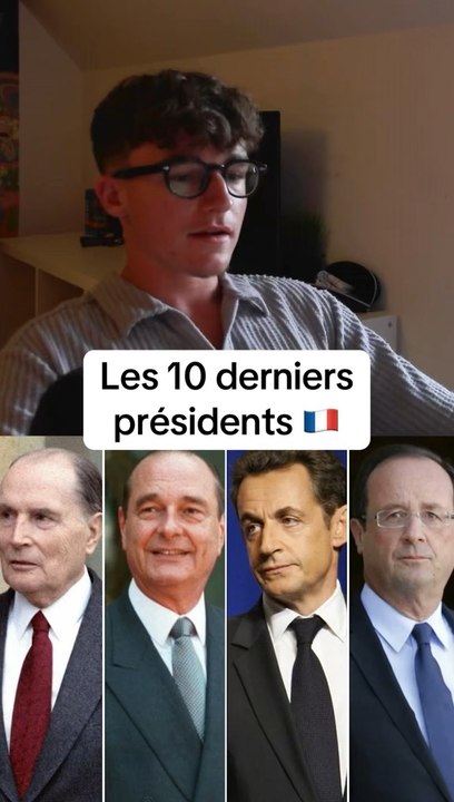 Les 10 derniers présidents 🇫🇷 #president #président #politique