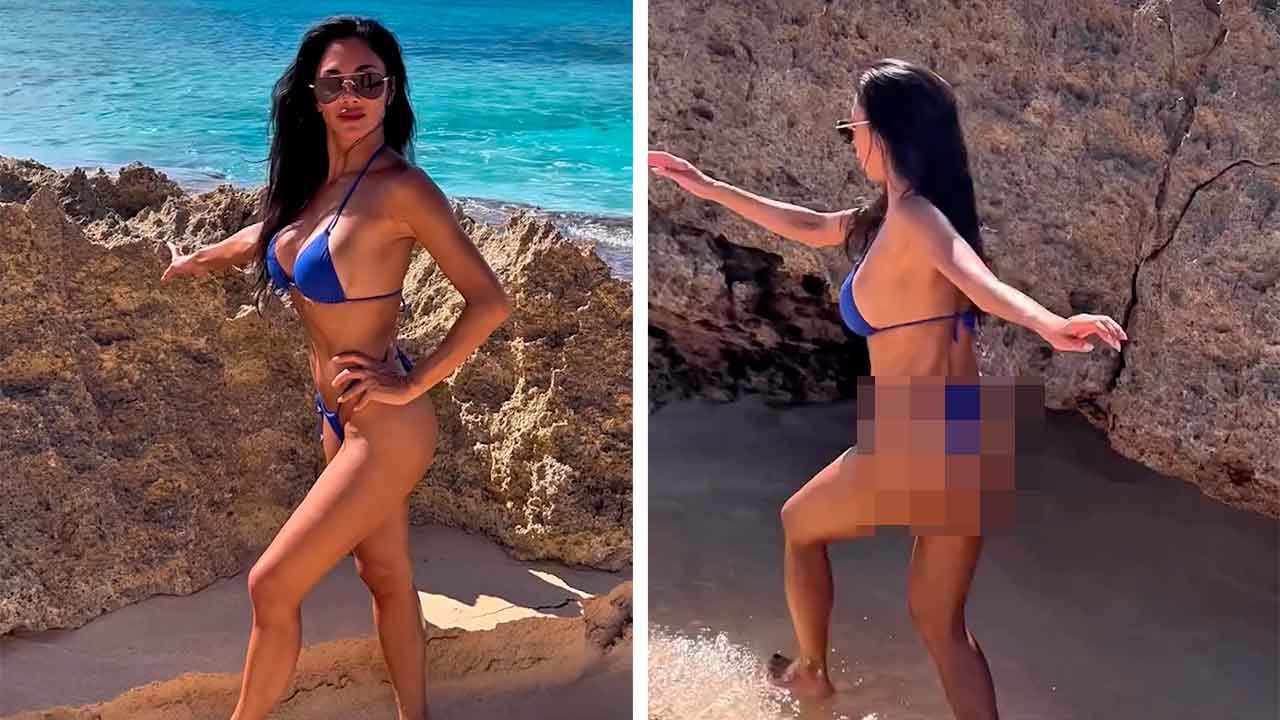 Nicole Scherzinger Turns a Fall Into a Spectacle While Showing Off Her Stunning Figure