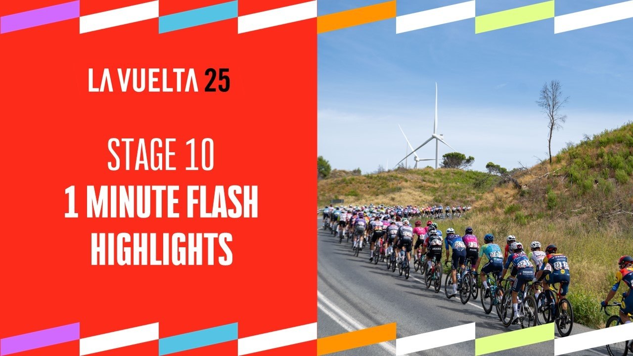 Stage Highlights in 1' - Stage 10 - La Vuelta 2025
