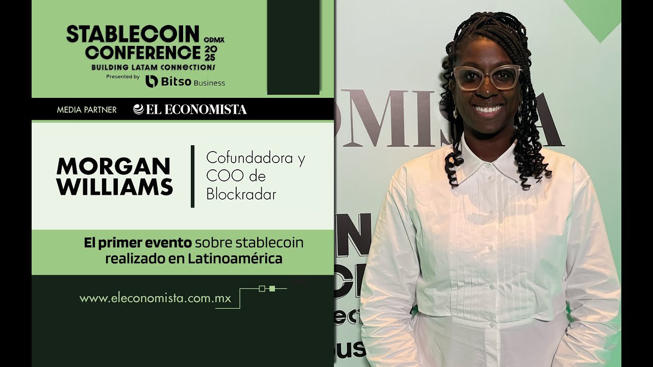 Morgan Williams, Cofundadora y COO de Blockradar - Stablecoin Conference 2025