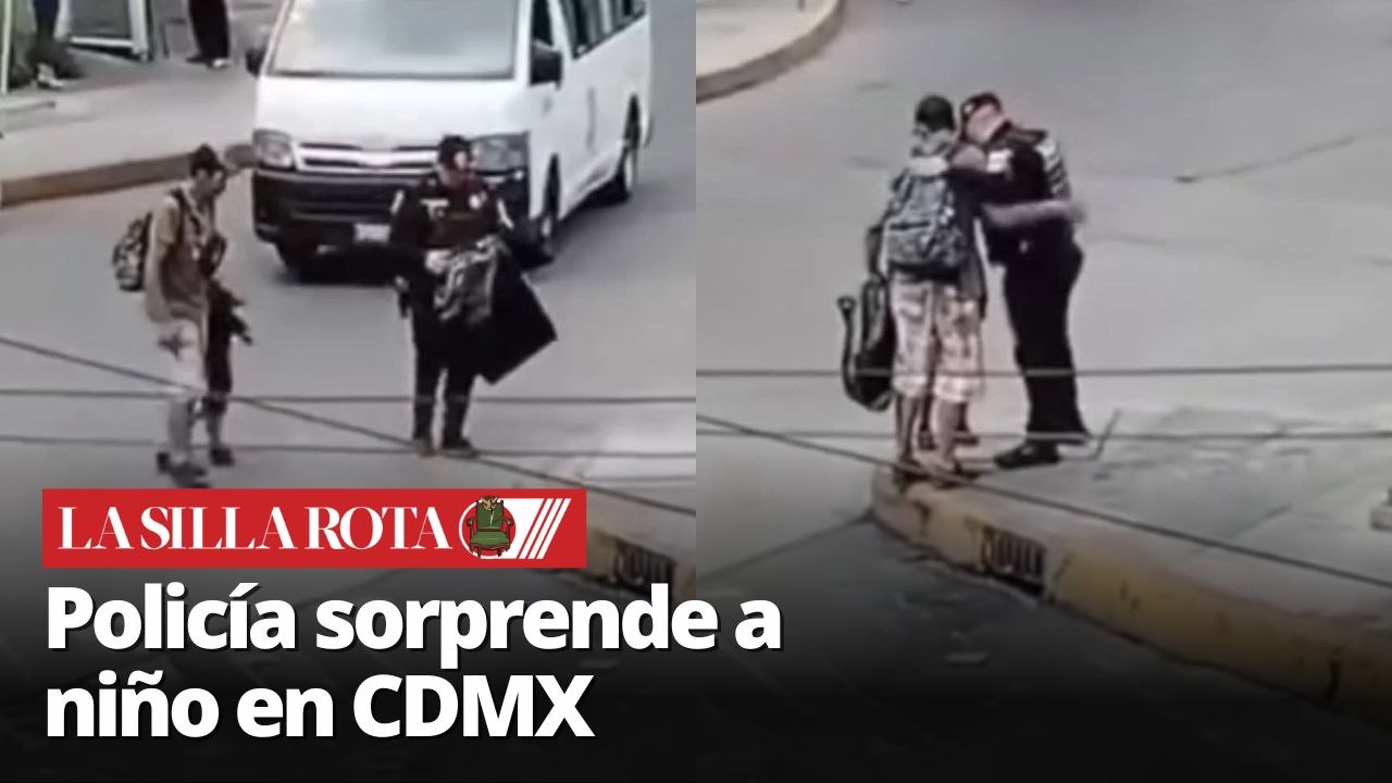 Policía sorprende a menor con mochila nueva en Metro Pantitlán