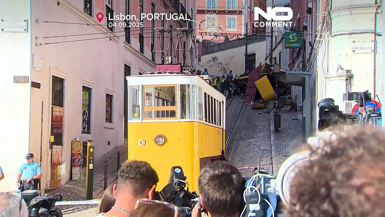 Investigation Underway at Lisbon Funicular Crash Site
