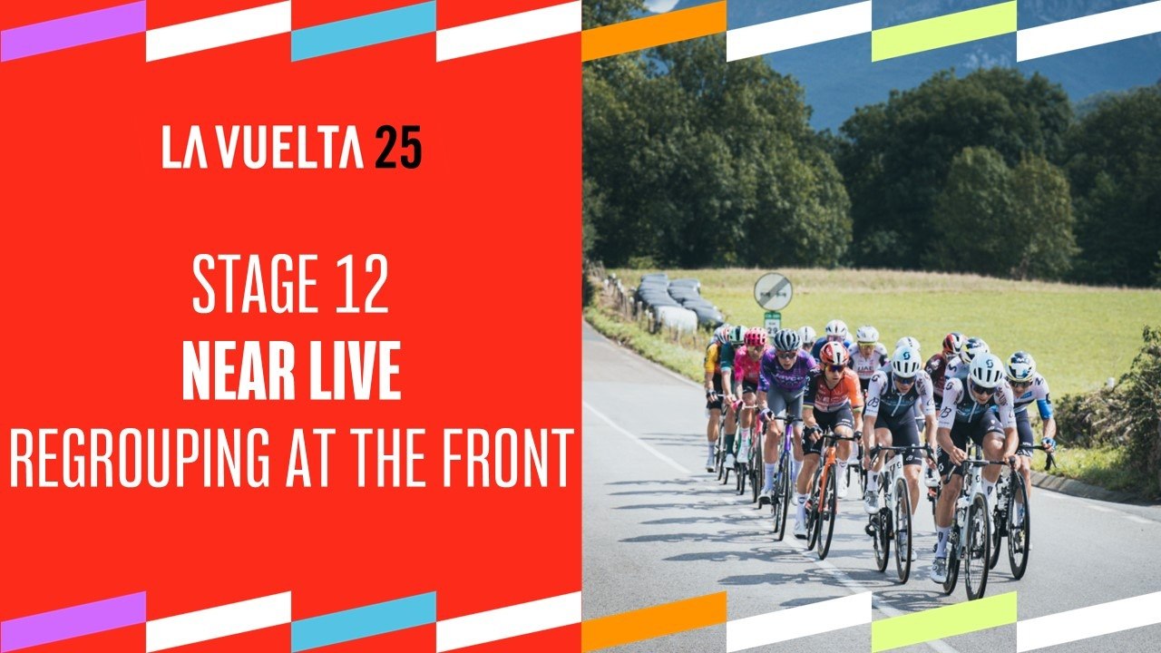 Regrouping at the front - Stage 12 - La Vuelta 2025