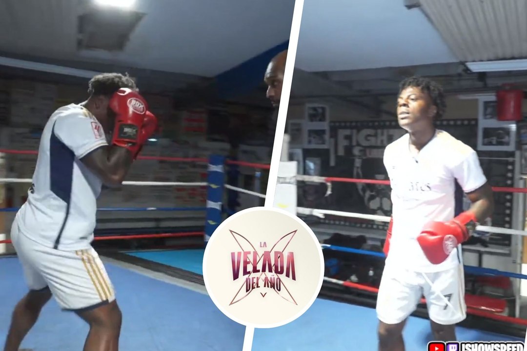 IShowSpeed practica boxeo en directo