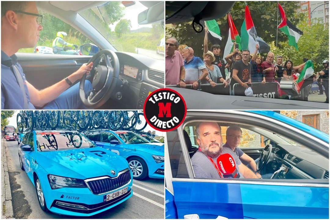 MARCA se cuela en el coche del equipo Israel Premier Tech