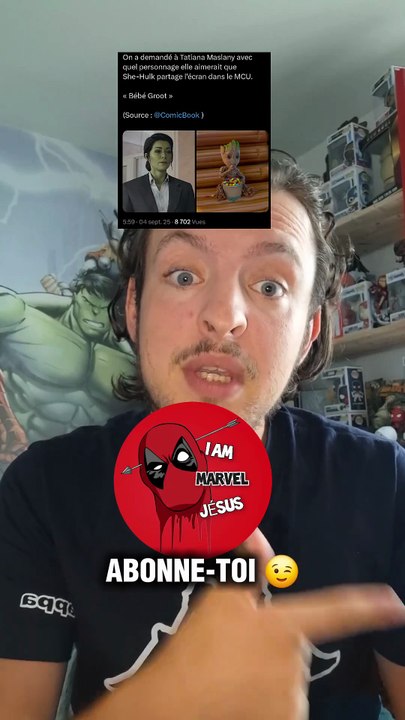 She-hulk en feat avec Baby Groot ? 🤣