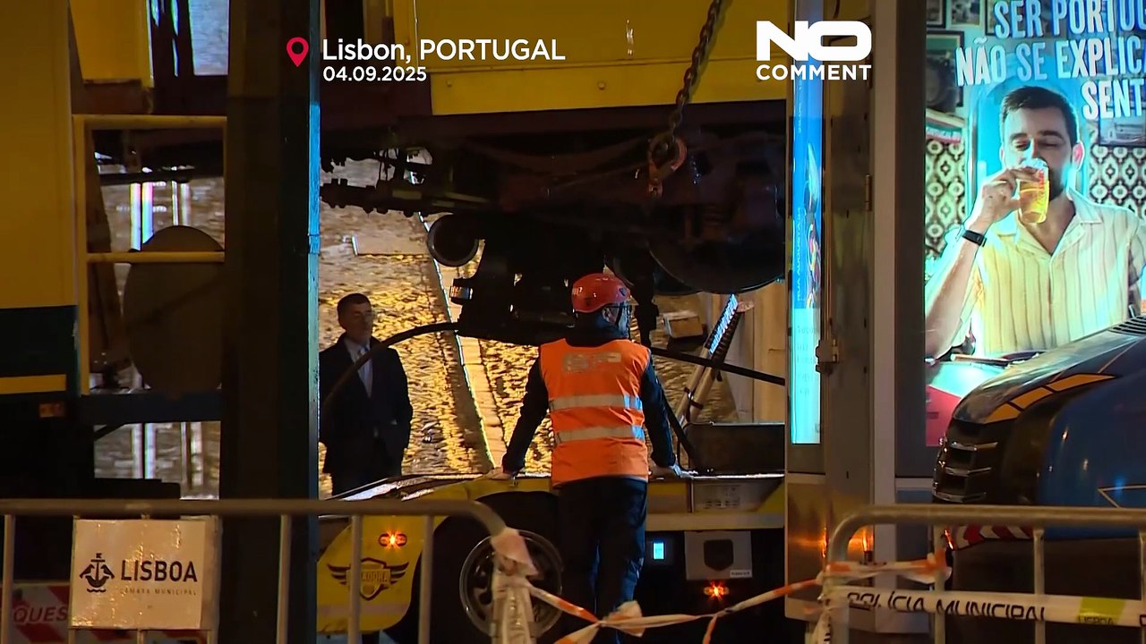 Lisbon Funicular Wreckage Removed Following Deadly Crash