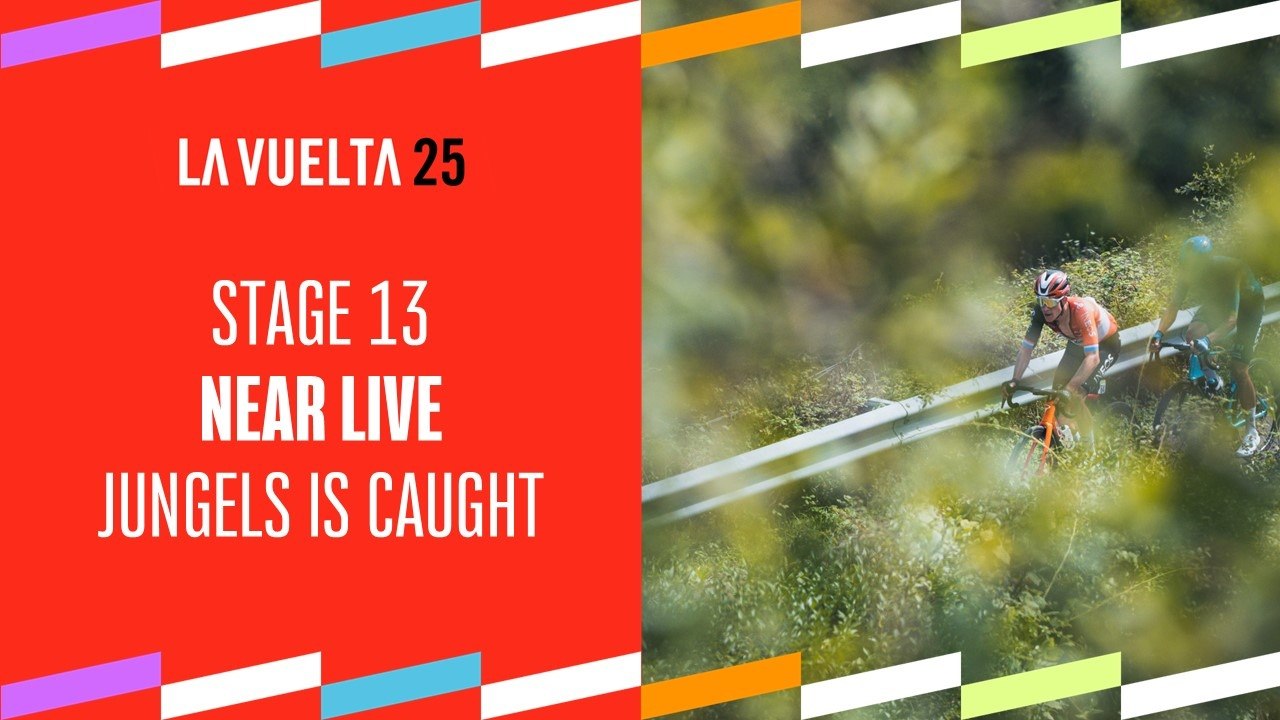 Jungels is caught by the favorites - Stage 13 - La Vuelta 2025