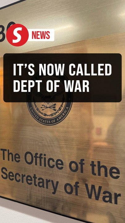 US Department of Defense reverted to Department of War