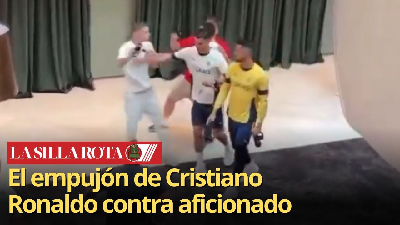 Cristiano Ronaldo empuja a fan y genera debate