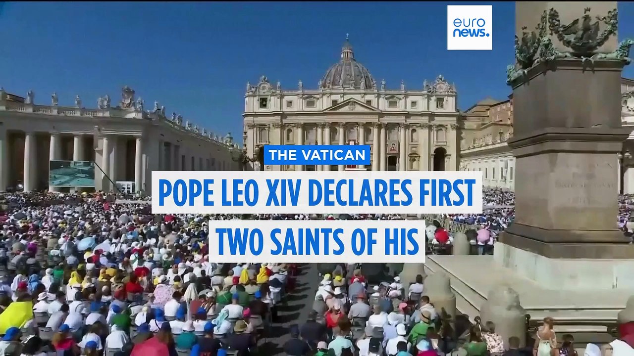 Pope Leo XIV proclaims Carlo Acutis the first millennial saint