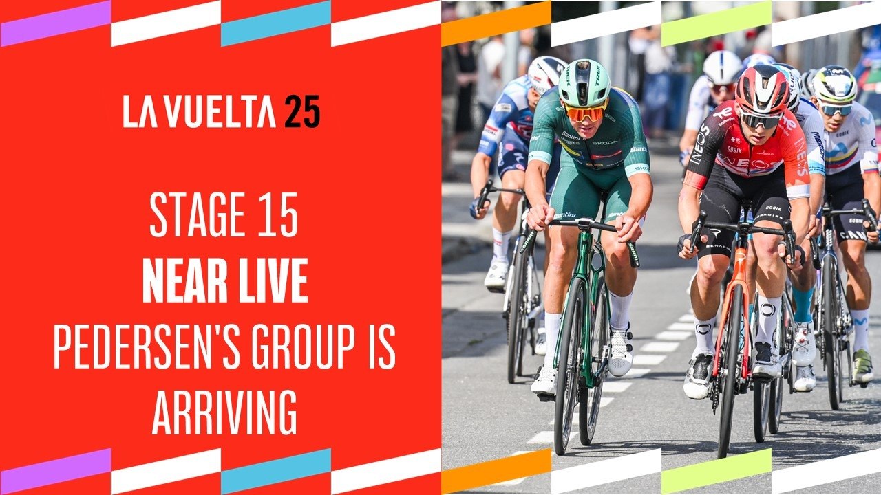 Pedersen's group is arriving  - Stage 15 - La Vuelta 2025