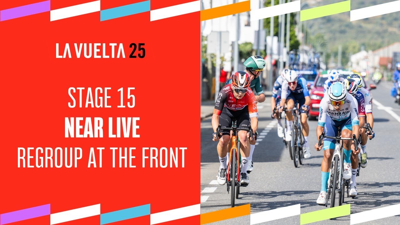 Regroup at the front - Stage 15 - La Vuelta 2025
