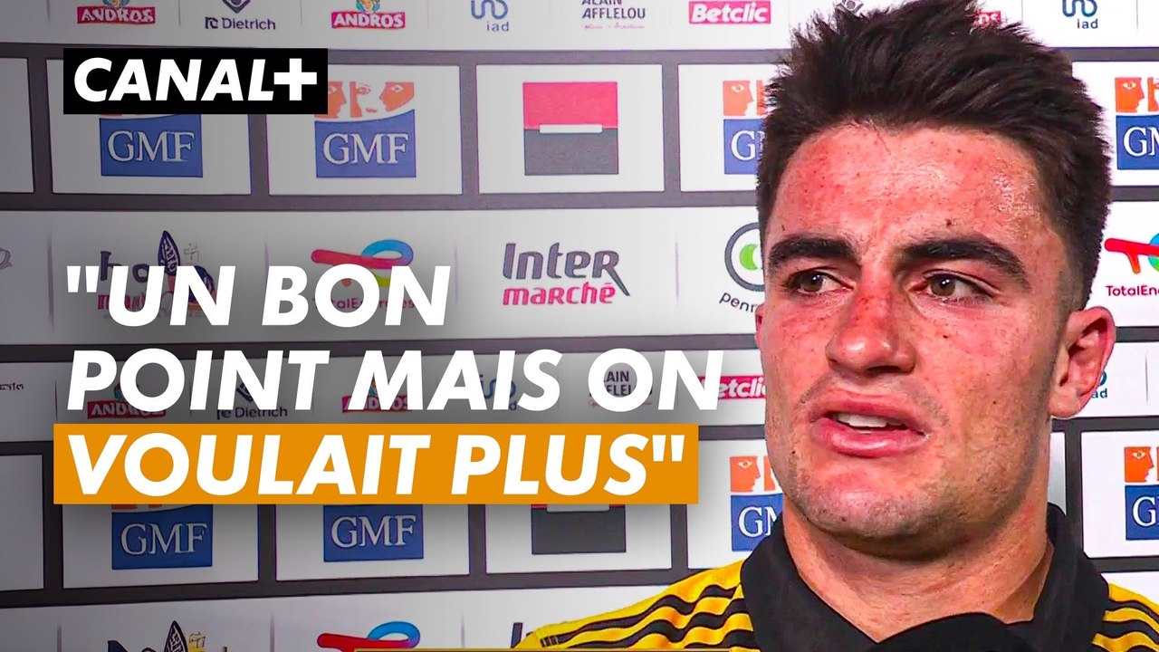 La première réaction de Nolann Le Garrec sous le maillot rochelais