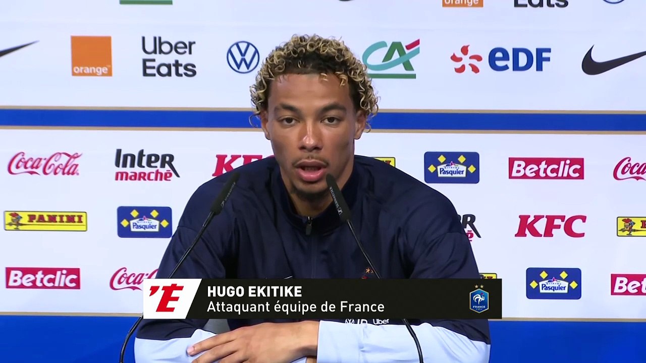 Ekitike : « Presnel (Kimpembe), un super gars » - Foot - Bleus - PSG