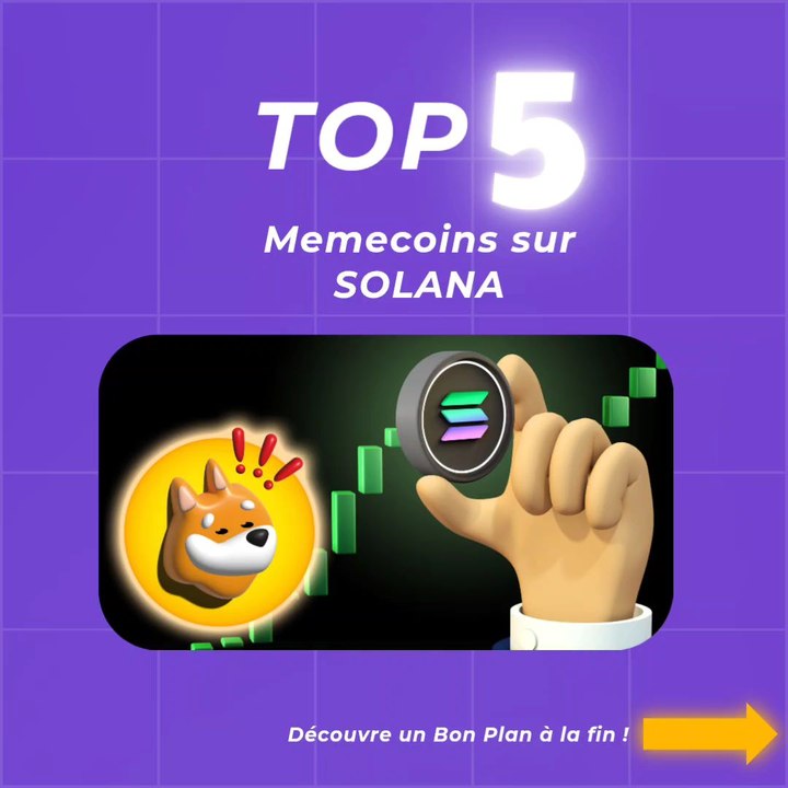 Top 5 Memecoins sur Solana 🚀💰