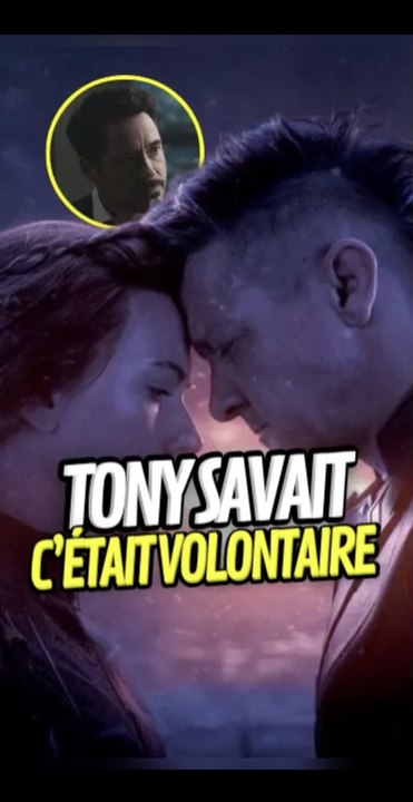 Tony savait très bien ce qu’il faisait… #tonystark #avengersendgame #blackwidow #natasharomanoff #clintbarton #theorie #marvel #mcu