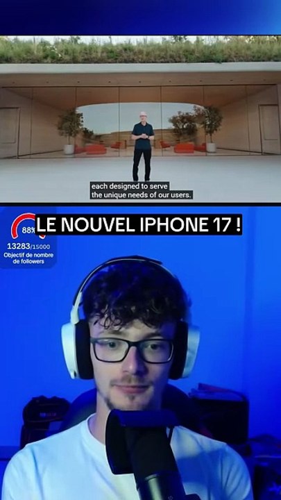 Nouvel iPhone 17 ! (Vidéo exclusive) #iphone #apple #conference #timcook
